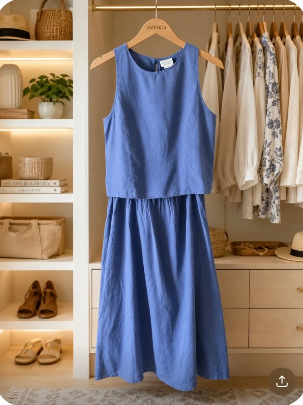Skirt & Top - BBBB — Be Blue, Be Beautiful, Be Breezy. - Picture 2 of 9